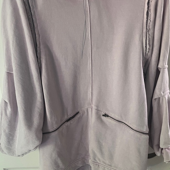 FP Movement Lavender Convertible Oversized Hoodie Sz XS - Picture 3 of 9